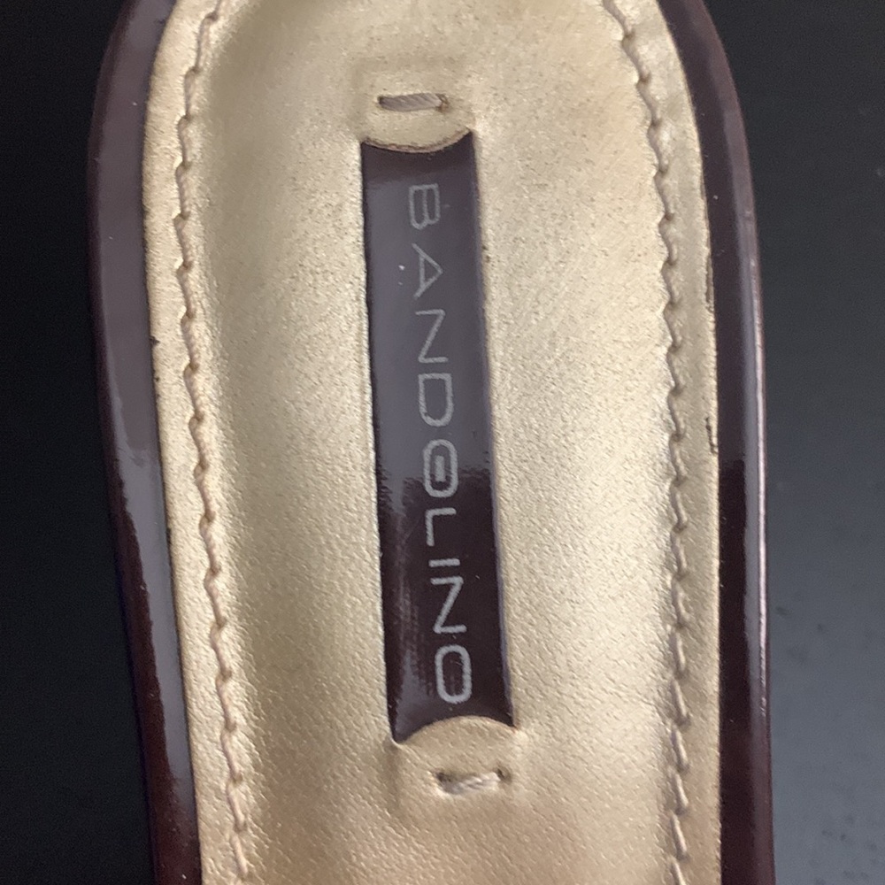 Bandolino Brown Wedge Sandals - Picture 5 of 8